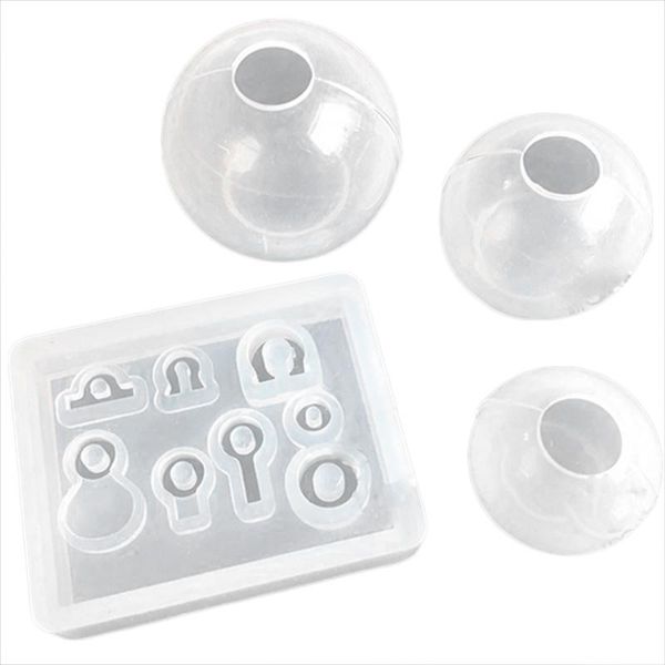 jewelry pouches, bags 4pcs/set transparent ball pendant resin set silicone epoxy diy making tools(molds only), Pink;blue
jewelry pouches, bags 4pcs/set transparent ball pendant resin set silicone epoxy diy making tools(molds only), Pink;blue