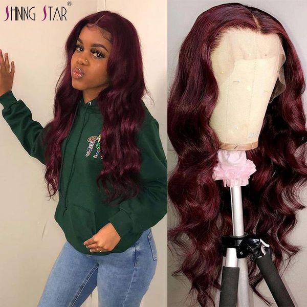 lace wigs 13*1 body wave front wig transparent burgundy human hair for women malaysian remy color 99j red shiningstar, Black;brown
lace wigs 13*1 body wave front wig transparent burgundy human hair for women malaysian remy color 99j red shiningstar, Black;brown