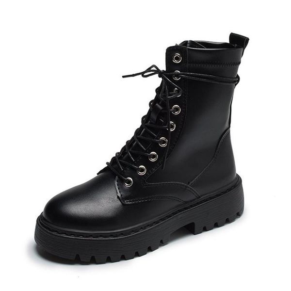 boots british style pu leather women's drop med heels lace up platform shoes woman 2021 winter ankle for women, Black
boots british style pu leather women's drop med heels lace up platform shoes woman 2021 winter ankle for women, Black