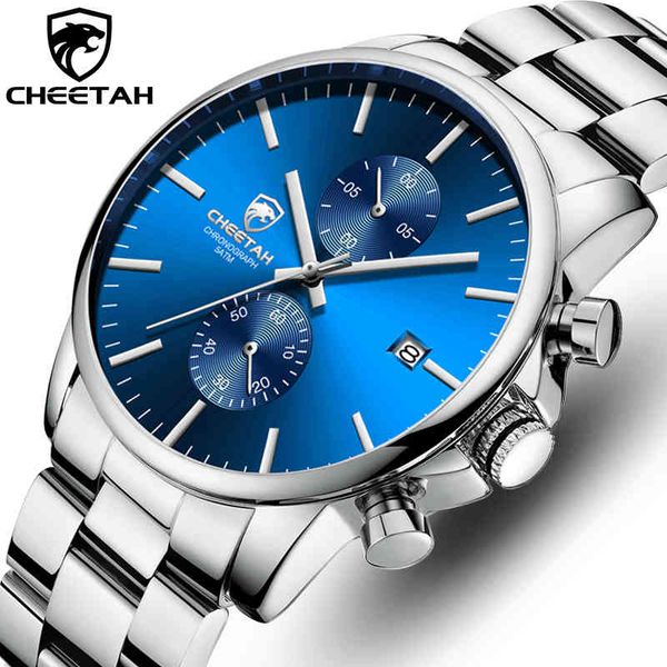 mens watches cheetah stainless steel sports quartz watch men brand luxury waterproof date male clock relogio masculino 210517, Slivery;brown
mens watches cheetah stainless steel sports quartz watch men brand luxury waterproof date male clock relogio masculino 210517, Slivery;brown