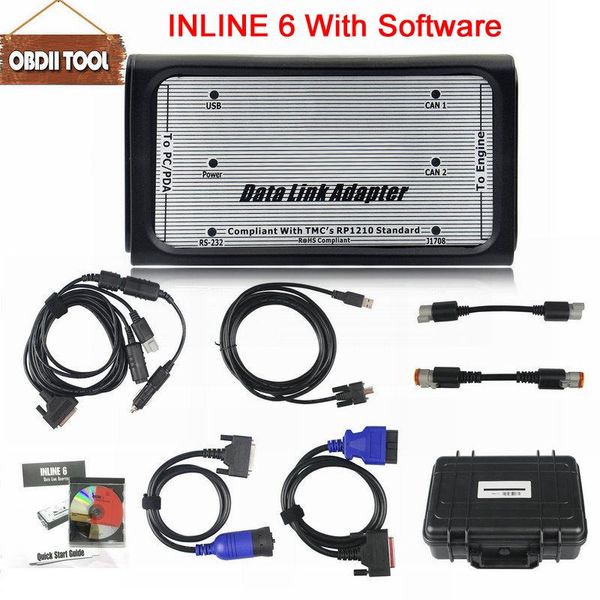 diagnostic tools inline 6 data link adapter heavy duty tool scanner full 8 cable truck interface inline6
diagnostic tools inline 6 data link adapter heavy duty tool scanner full 8 cable truck interface inline6