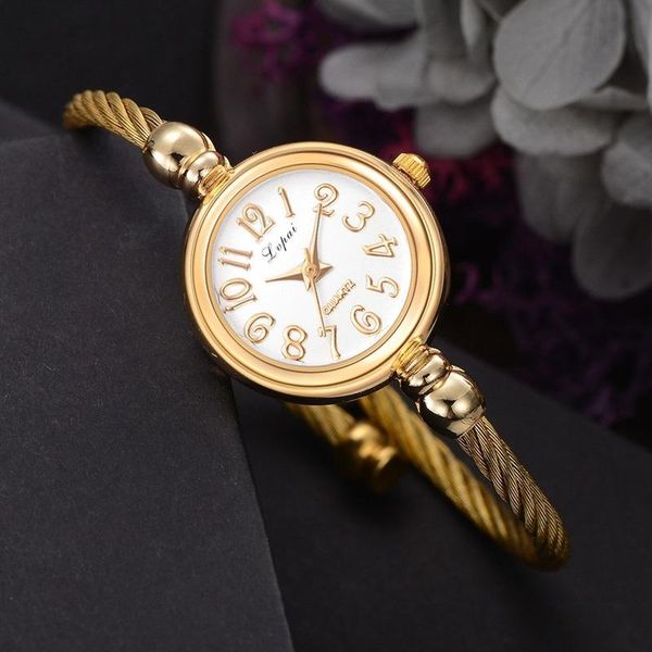 wristwatches retro stainless steel ladies quartz wristwatch lvpai women small gold thin chain alloy bangle bracelet not waterproof women, Slivery;brown
wristwatches retro stainless steel ladies quartz wristwatch lvpai women small gold thin chain alloy bangle bracelet not waterproof women, Slivery;brown