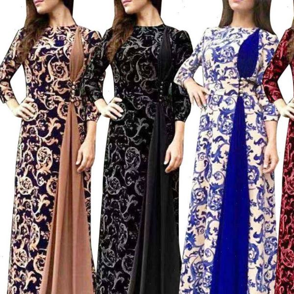 womens dress plus size evening party medieval women floral print 3 4 sleeve maxi gown good quality woman clothes, Black;gray
womens dress plus size evening party medieval women floral print 3 4 sleeve maxi gown good quality woman clothes, Black;gray