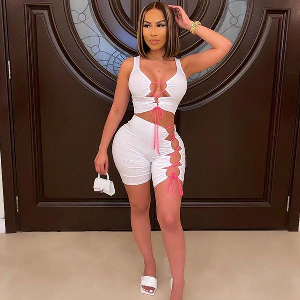 women's tracksuits seasons solid drawstring bow two pieces sets for women sleeveless low-neck tank skinny side slit female outfits assu, Gray
women's tracksuits seasons solid drawstring bow two pieces sets for women sleeveless low-neck tank skinny side slit female outfits assu, Gray