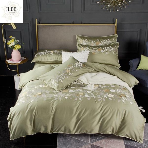 bedding sets american style flowers embroidery 100s egyptian cotton green king duvet cover bed sheet linen pillowcases set
bedding sets american style flowers embroidery 100s egyptian cotton green king duvet cover bed sheet linen pillowcases set