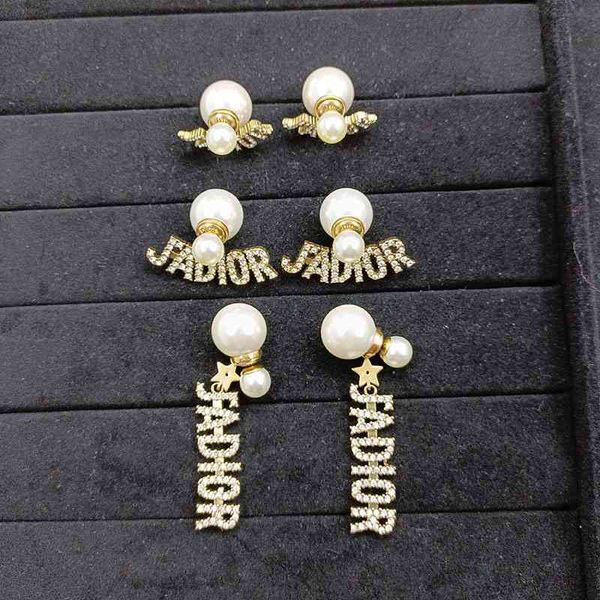 75% off outlet online family female pearl earrings five pointed star bronze letter pendant fashion net red, Silver
75% off outlet online family female pearl earrings five pointed star bronze letter pendant fashion net red, Silver