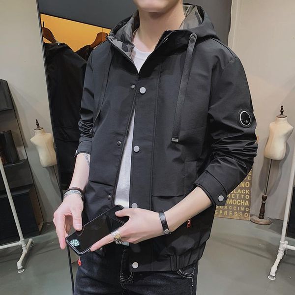 men's jackets hawaifish brand jacket men korean spring and autumn sports sunscreen tooling chaqueta hombre casual handsome hooded thin, Black;brown
men's jackets hawaifish brand jacket men korean spring and autumn sports sunscreen tooling chaqueta hombre casual handsome hooded thin, Black;brown