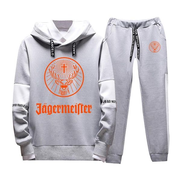 men's tracksuits 2021 jagermeister brand patchwork sports harajuku style sets men fashion comfortable hip hop delicate print suits, Gray
men's tracksuits 2021 jagermeister brand patchwork sports harajuku style sets men fashion comfortable hip hop delicate print suits, Gray