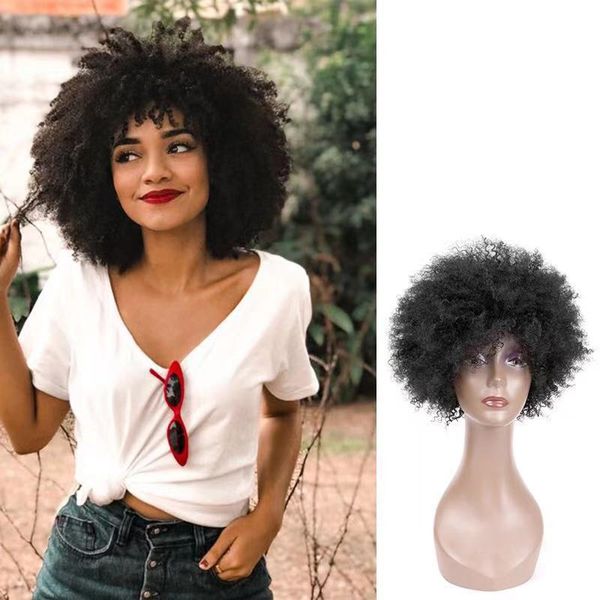8inch a brazilian hair, american, or african woman wearing a human hair wig, Black;brown
8inch a brazilian hair, american, or african woman wearing a human hair wig, Black;brown