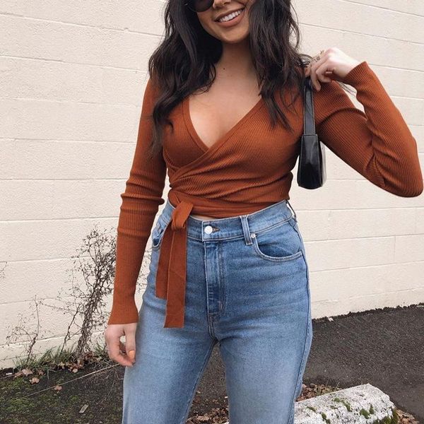 women's t-shirt europen american spring autumn woman tshirts casual slim bodycon versatile lace up side solid women clothes v-neck long, White
women's t-shirt europen american spring autumn woman tshirts casual slim bodycon versatile lace up side solid women clothes v-neck long, White