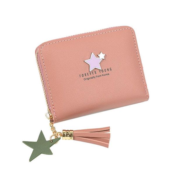 wallets women short bifold leather female star tassel money purses fashion ladies small wallet with zipper coin pocket, Red;black
wallets women short bifold leather female star tassel money purses fashion ladies small wallet with zipper coin pocket, Red;black