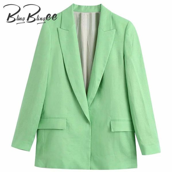 women's suits & blazers blingblingee green linen summer autumn long sleeve open front woman casual loose suit jacket female coats 2021, White;black
women's suits & blazers blingblingee green linen summer autumn long sleeve open front woman casual loose suit jacket female coats 2021, White;black