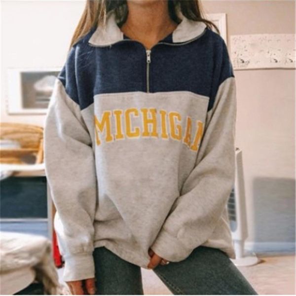 plus size women sweatshirts letter print half zipper long sleeve loose pullovers fall casual fashion oversized streetwear women's hoodi, Black
plus size women sweatshirts letter print half zipper long sleeve loose pullovers fall casual fashion oversized streetwear women's hoodi, Black