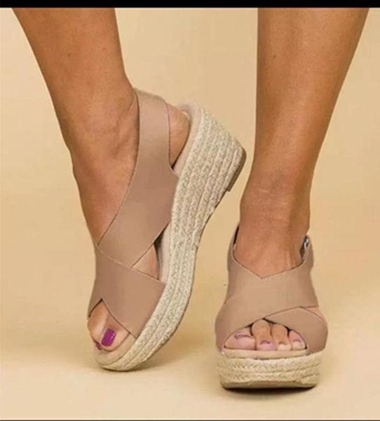fashion 2021 high heels women shoes peep toe summer platform footwear wedges heel sandal beach zapatillas mujer casa 43 sandals, Black
fashion 2021 high heels women shoes peep toe summer platform footwear wedges heel sandal beach zapatillas mujer casa 43 sandals, Black