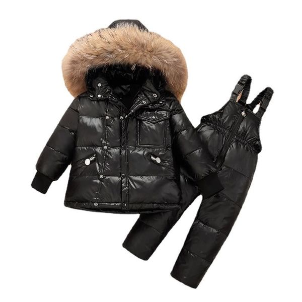down coat drop winter children clothes set real fur jacket for girls boys parka overalls snowsuit 1-5y kids jumpsuit, Blue;gray
down coat drop winter children clothes set real fur jacket for girls boys parka overalls snowsuit 1-5y kids jumpsuit, Blue;gray