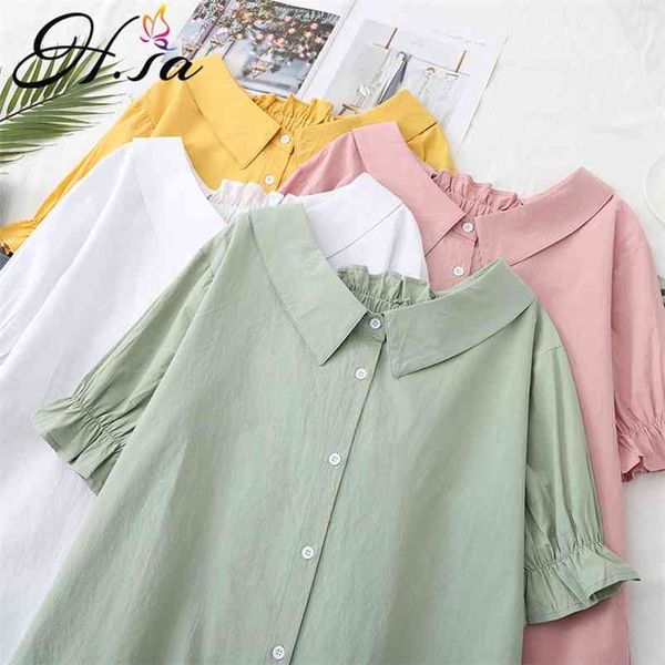hsa sweet short white chiffon blouse women ruffled slim shirt korean chic puff sleeve s blouses blusas mujer 210430
hsa sweet short white chiffon blouse women ruffled slim shirt korean chic puff sleeve s blouses blusas mujer 210430