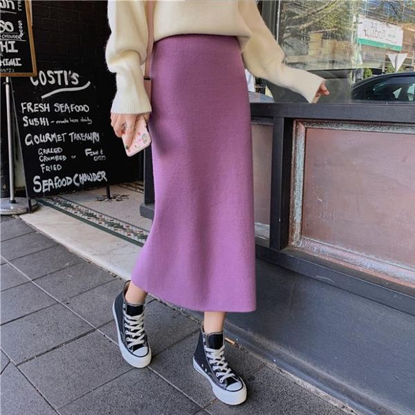 tingyili knit straight with womens skirts slit high waist long pencil korean style beige black green purple tube
tingyili knit straight with womens skirts slit high waist long pencil korean style beige black green purple tube
