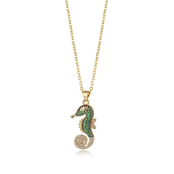pendant necklaces fashion jewelry european seahorse lovely micro inlaid zircon clavicle gold bridal wedding necklace for women girls, Silver
pendant necklaces fashion jewelry european seahorse lovely micro inlaid zircon clavicle gold bridal wedding necklace for women girls, Silver
