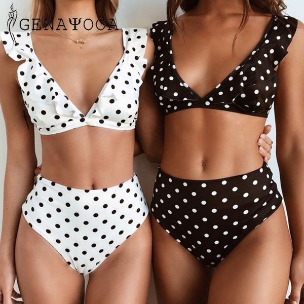 genayooa summer push up ruffles padded swimwear bikini dot women bathing beachwear swimming suit 210417, White
genayooa summer push up ruffles padded swimwear bikini dot women bathing beachwear swimming suit 210417, White