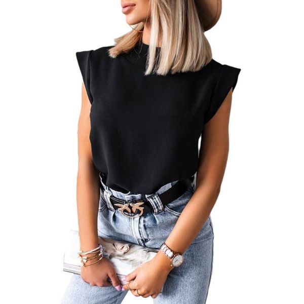 women's t-shirt 2021 women short sleeve stand-up collar summer fashion solid color for ladies girls, White
women's t-shirt 2021 women short sleeve stand-up collar summer fashion solid color for ladies girls, White