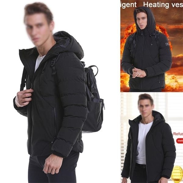 men long sleeve skiing heating hooded winter warm usb powered outdoor waterproof wadded jacket washable zipper soft, Black
men long sleeve skiing heating hooded winter warm usb powered outdoor waterproof wadded jacket washable zipper soft, Black