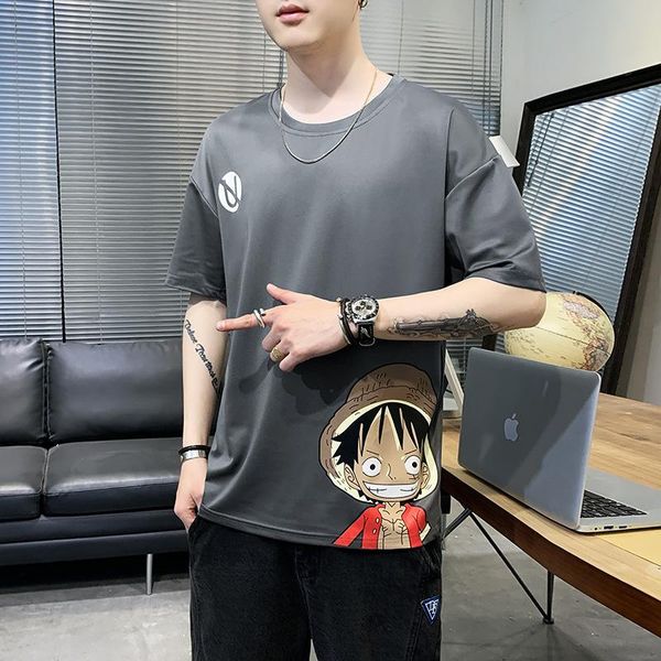 men's t-shirts clothing short-sleeved t-shirt round neck summer trend printing comfortable casual loose short sleeves ice silk, White;black
men's t-shirts clothing short-sleeved t-shirt round neck summer trend printing comfortable casual loose short sleeves ice silk, White;black