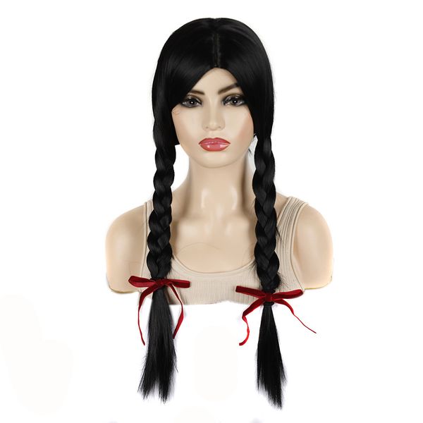 woodfestival long braid ponytail wig black wigs heat resistant hair cosplay synthetic halloween party
woodfestival long braid ponytail wig black wigs heat resistant hair cosplay synthetic halloween party