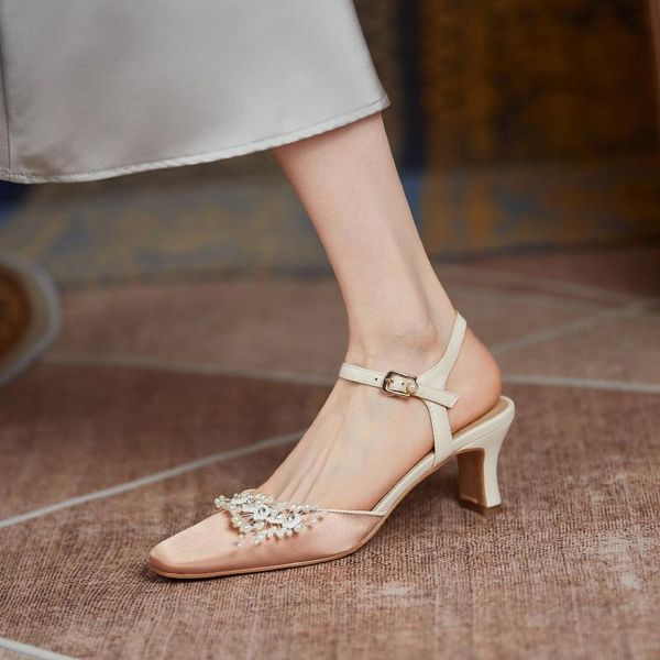 sandals women natural leather shoes 22-24.5cm cowhide+silk fabric upper summer for pearl decoration, Black
sandals women natural leather shoes 22-24.5cm cowhide+silk fabric upper summer for pearl decoration, Black