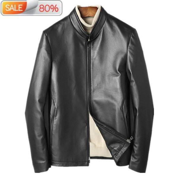 men's leather & faux autumn winter jacket men genuine sheepskin coat streetwear baseball jackets p-ob20a7a nd1455, Black
men's leather & faux autumn winter jacket men genuine sheepskin coat streetwear baseball jackets p-ob20a7a nd1455, Black