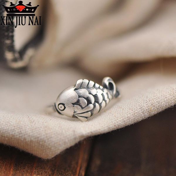 cluster rings 2021 creative retro simple luxury delicate cute personality three-dimensional koi open thai silver ring, Golden;silver
cluster rings 2021 creative retro simple luxury delicate cute personality three-dimensional koi open thai silver ring, Golden;silver