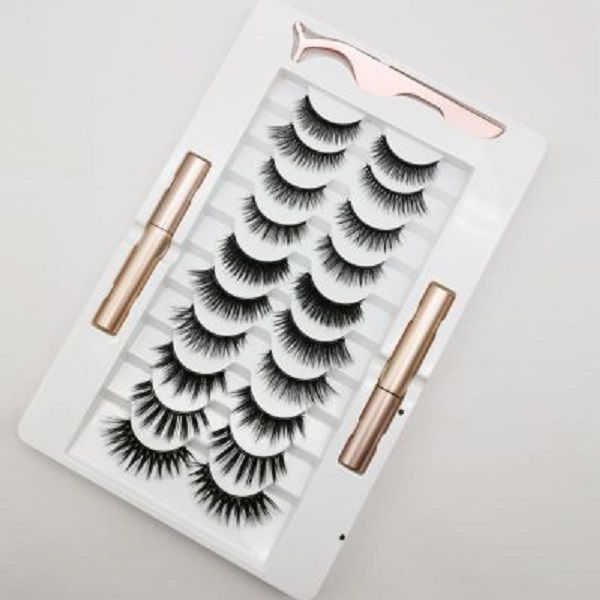 pestañas magnetic lash false eyelashes set fake lash 2 liquid eyeliner +a tweezer 3d magnet faux cils reusable no glue 15 sets a lot eyelash
pestañas magnetic lash false eyelashes set fake lash 2 liquid eyeliner +a tweezer 3d magnet faux cils reusable no glue 15 sets a lot eyelash