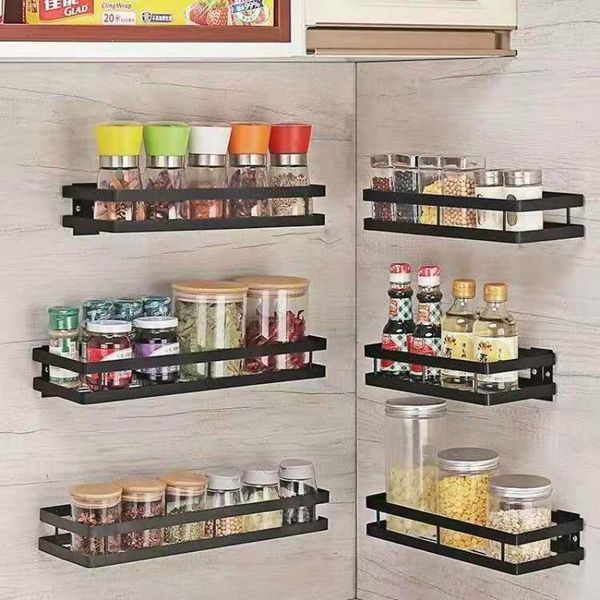 kitchen storage & organization racks kichen organizer condiment rack nail-black stainless steel removable for easy cleaning
kitchen storage & organization racks kichen organizer condiment rack nail-black stainless steel removable for easy cleaning