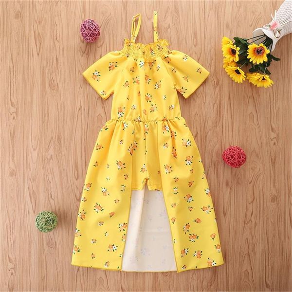 kids jumpsuit girls floral print boat neck short sleeve playsuits one-piece pants for summer fall clothing sets, White
kids jumpsuit girls floral print boat neck short sleeve playsuits one-piece pants for summer fall clothing sets, White