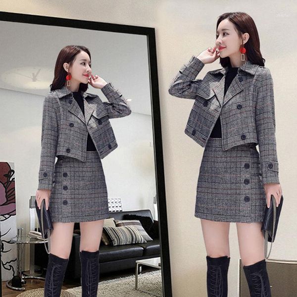 spring autumn fashion retro plaid set single-breasted jacket & pencil skirt suit female office ladies two peice q14 piece dress, White
spring autumn fashion retro plaid set single-breasted jacket & pencil skirt suit female office ladies two peice q14 piece dress, White