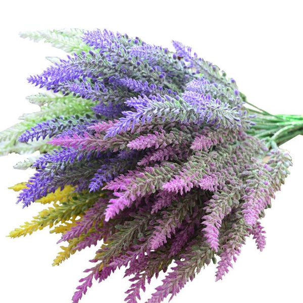 decorative flowers & wreaths 25 heads / bouquet romantic provence artificial purple lavender wedding home party decoration
decorative flowers & wreaths 25 heads / bouquet romantic provence artificial purple lavender wedding home party decoration