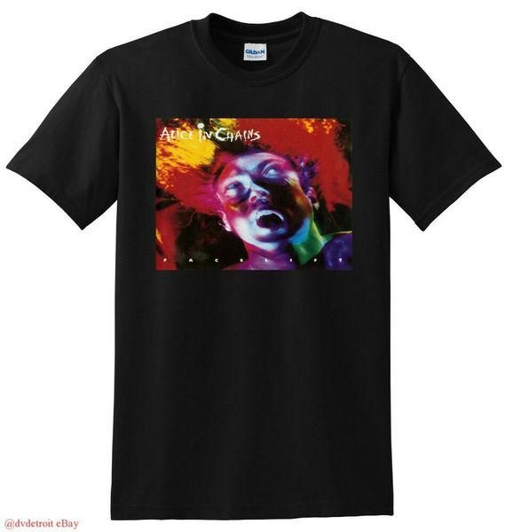 alice in chains t shirt facelift vinyl cd cover small medium large or xl, White;black
alice in chains t shirt facelift vinyl cd cover small medium large or xl, White;black