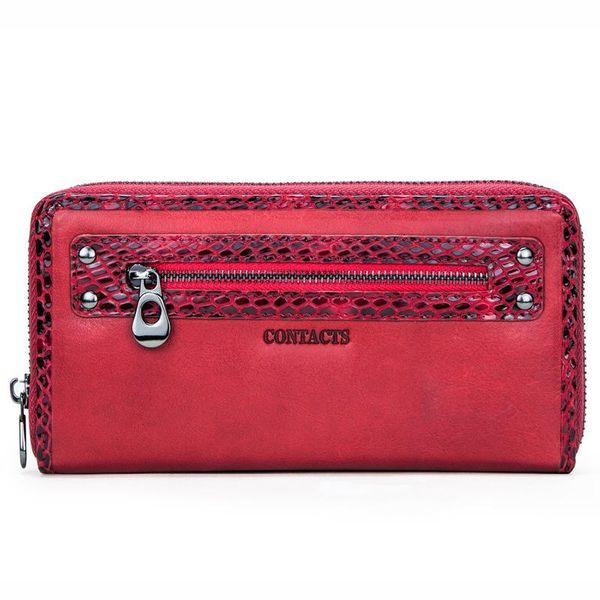 wallets design rfid anti theft brush genuine leather men lady's wallet multi function long zipper bag luxury holographic designer, Red;black
wallets design rfid anti theft brush genuine leather men lady's wallet multi function long zipper bag luxury holographic designer, Red;black