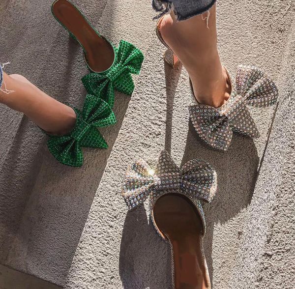 slippers european and american large bow shallow mouth diamond rhinestone wine glass with high heel women's, Black
slippers european and american large bow shallow mouth diamond rhinestone wine glass with high heel women's, Black