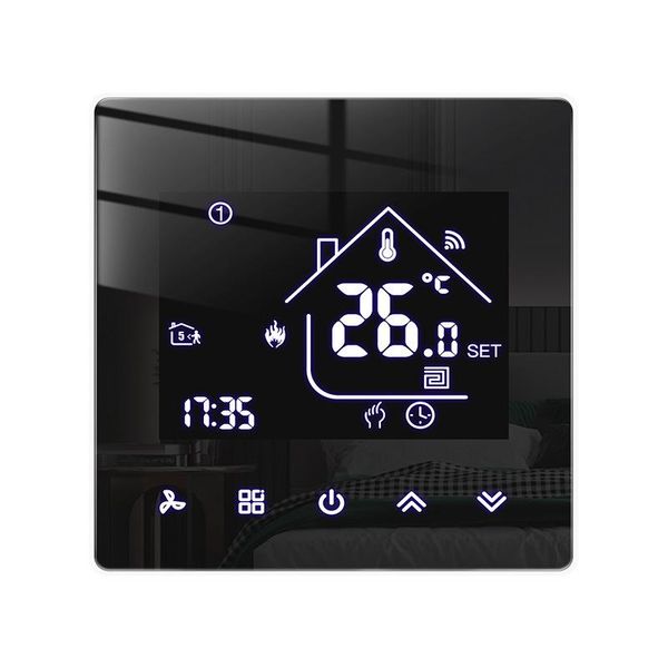 smart home control gas heating boiler lcd digital display tuya wifi room thermostat floor temperature remote controller
smart home control gas heating boiler lcd digital display tuya wifi room thermostat floor temperature remote controller