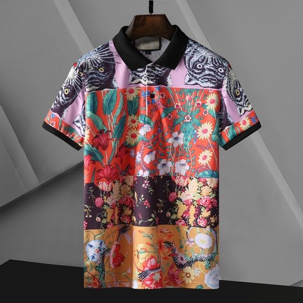 men's polos 2021 summer floral print shirts man cotton short sleeve shirt fashion tees lj9t, White;black
men's polos 2021 summer floral print shirts man cotton short sleeve shirt fashion tees lj9t, White;black