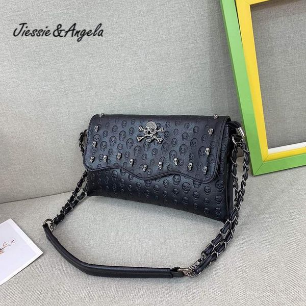 cross body jiessie&angela punk rivet skull handbag women shoulder messenger bag ladies band black travel crossbody bags
cross body jiessie&angela punk rivet skull handbag women shoulder messenger bag ladies band black travel crossbody bags