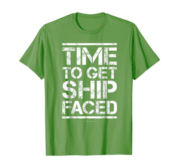 cruise drinking shirts - time to get ship faced tshirt, White;black 
cruise drinking shirts - time to get ship faced tshirt, White;black
