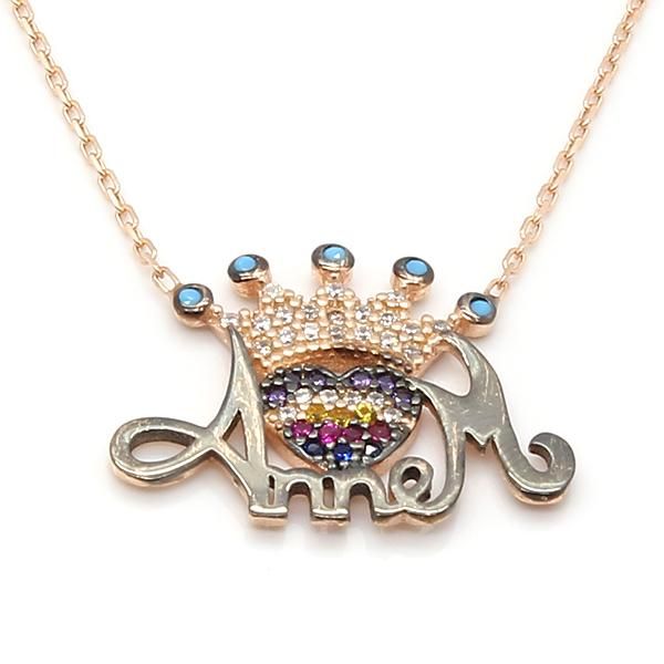 wholesale 925silver fashion heart mother day gift boho family mama necklace trendy for women turkish jewelry 10 pieces chains, Silver
wholesale 925silver fashion heart mother day gift boho family mama necklace trendy for women turkish jewelry 10 pieces chains, Silver