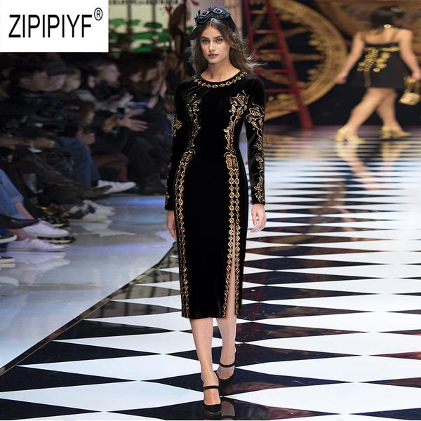 casual dresses noble fashion women 2021 autumn o neck long sleeve bodycon pencil velvet slit office lady z2524, Black;gray
casual dresses noble fashion women 2021 autumn o neck long sleeve bodycon pencil velvet slit office lady z2524, Black;gray