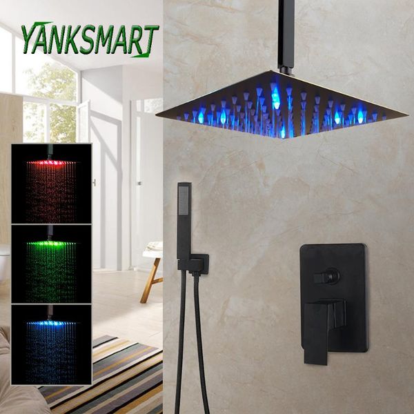 blackened bathroom rainfall showers set single lever bathtub shower wall mounted & ceiling mixer faucet sets
blackened bathroom rainfall showers set single lever bathtub shower wall mounted & ceiling mixer faucet sets