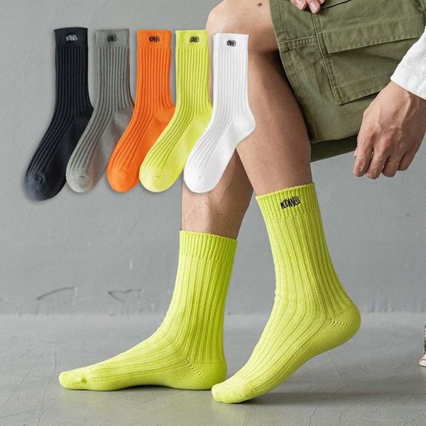 product wenle same double needle thick thread embroidered men's middle tube socks color high cotton, Black
product wenle same double needle thick thread embroidered men's middle tube socks color high cotton, Black