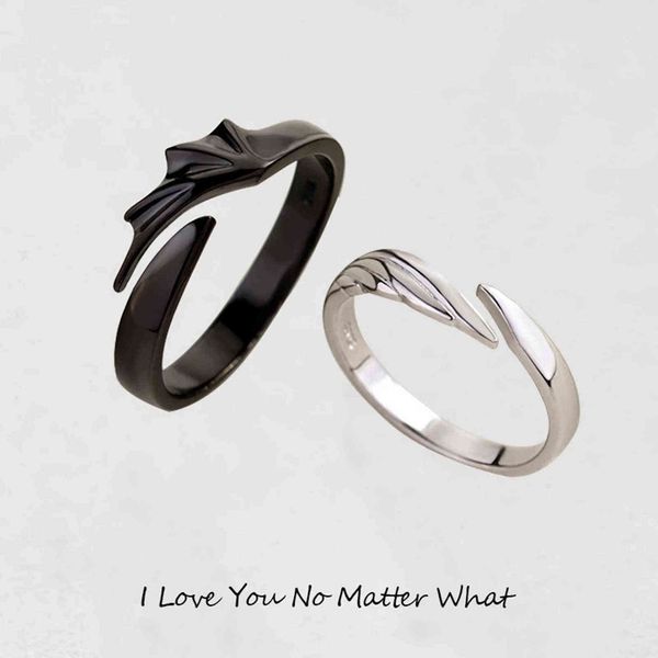 new fashion design couples metal angel devil ring women's creative personality ring wear holiday jewelry gifts accessories g1125, Slivery;golden
new fashion design couples metal angel devil ring women's creative personality ring wear holiday jewelry gifts accessories g1125, Slivery;golden