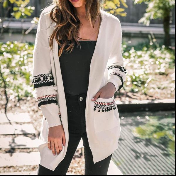 s 3xl long sleeve womens sweaters knitted cardigan casual autumn coats outwear fashion hairball winter harajuku veste femme, White;black
s 3xl long sleeve womens sweaters knitted cardigan casual autumn coats outwear fashion hairball winter harajuku veste femme, White;black