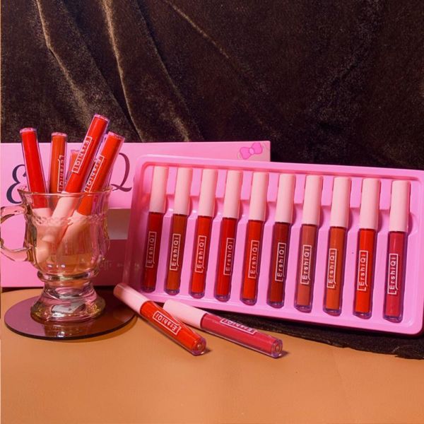 10pcs/set colorful lip gloss smooth makeup velvet matte natural waterproof long lasting moisturizing glaze cosmetic tslm1
10pcs/set colorful lip gloss smooth makeup velvet matte natural waterproof long lasting moisturizing glaze cosmetic tslm1