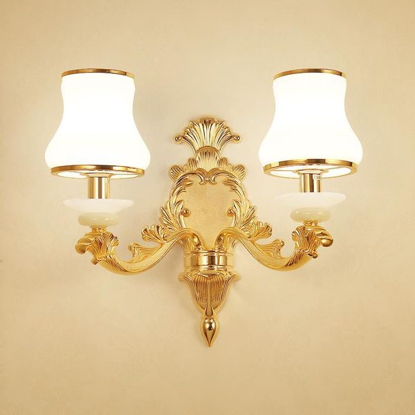 wall lamps single and double head european lamp el aisle luxury led home bedside